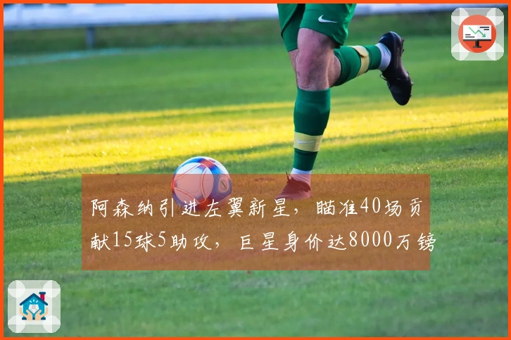 阿森纳引进左翼新星，瞄准40场贡献15球5助攻，巨星身价达8000万镑